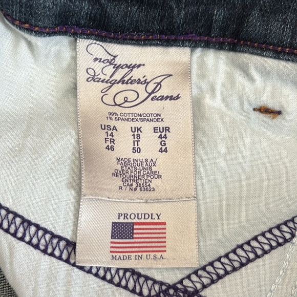 NYDJ Marylin Straight Leg Dark Wash Jeans - Picture 9 of 11